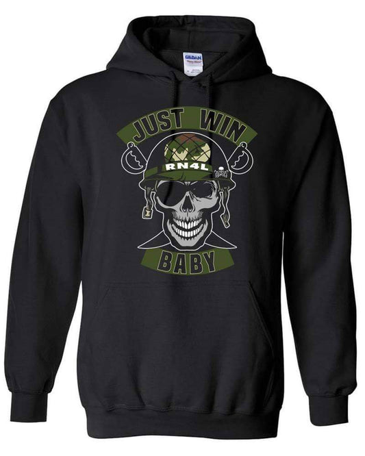 Just Win Baby camo hoodie