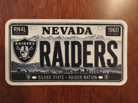 Nevada Raider Plate