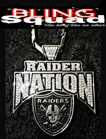 RAIDER Nation Shield Bling