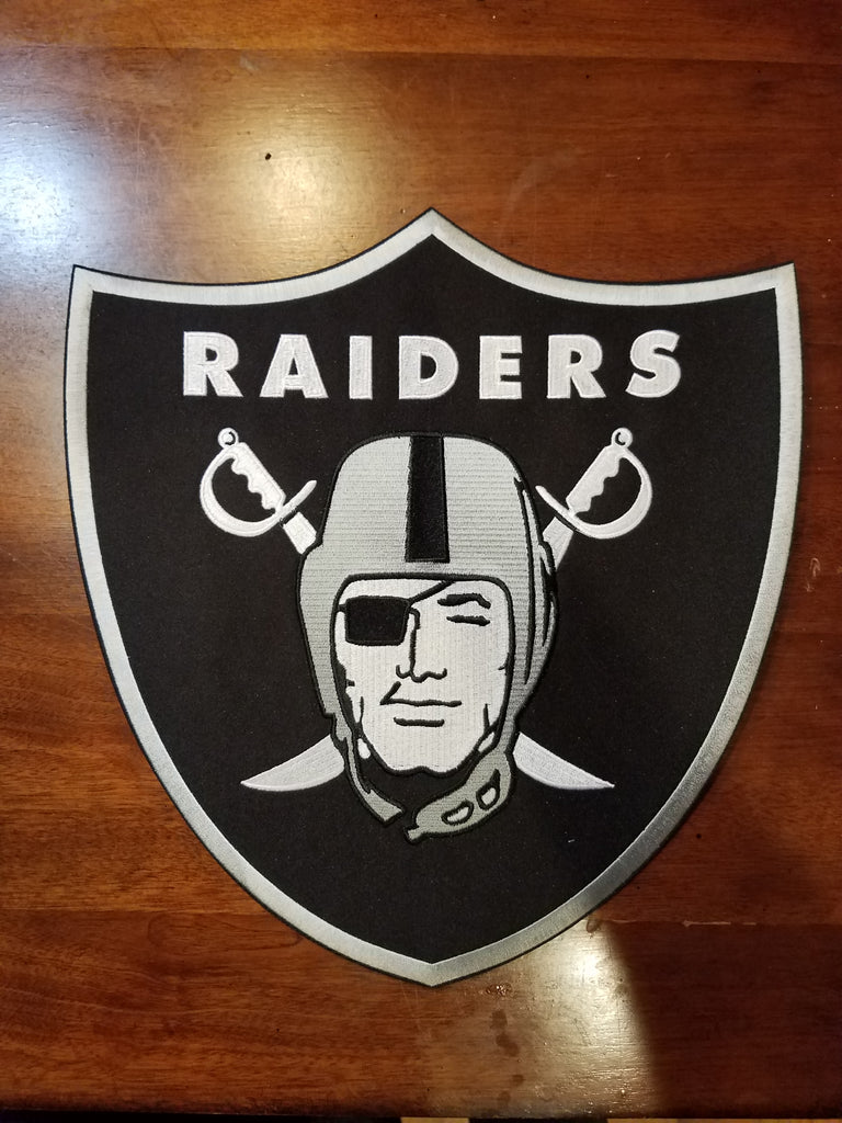Large 12 inch Reflective Raider Patch