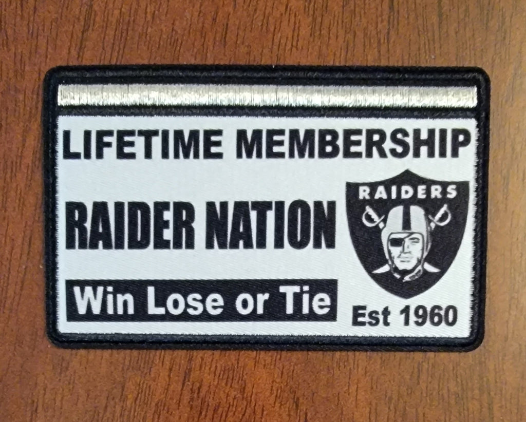 RAIDERS membership Patch