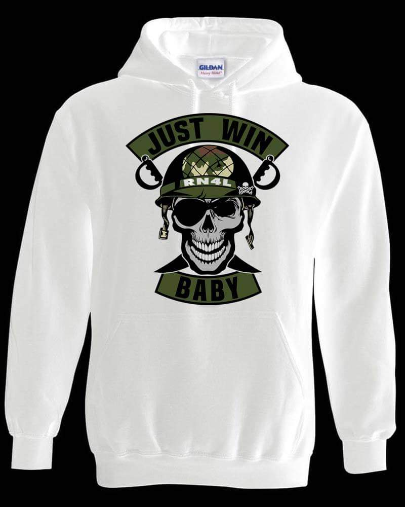 Just Win Baby  camo hoodie